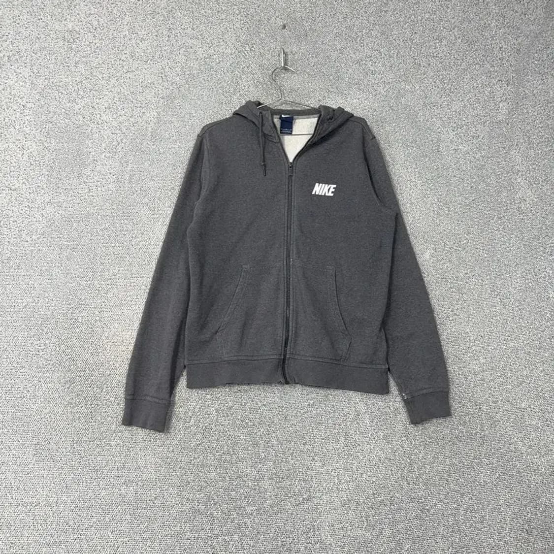 나이키 로고 그레이 후드집업 M 상품이미지1