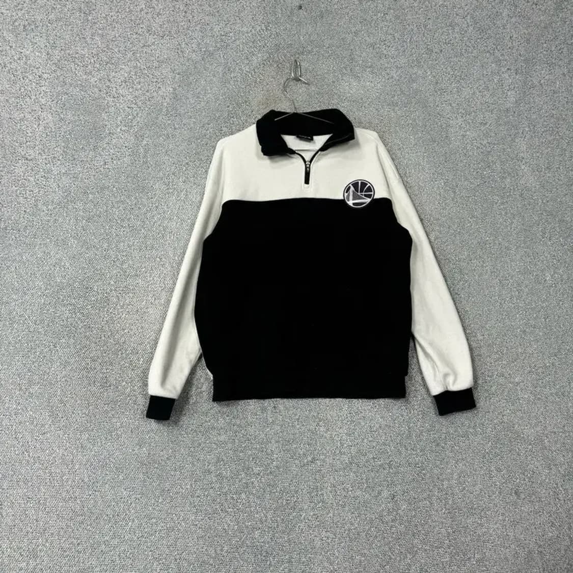 NBA 골든 스테이트 로고 반집업 맨투맨 L 상품이미지1