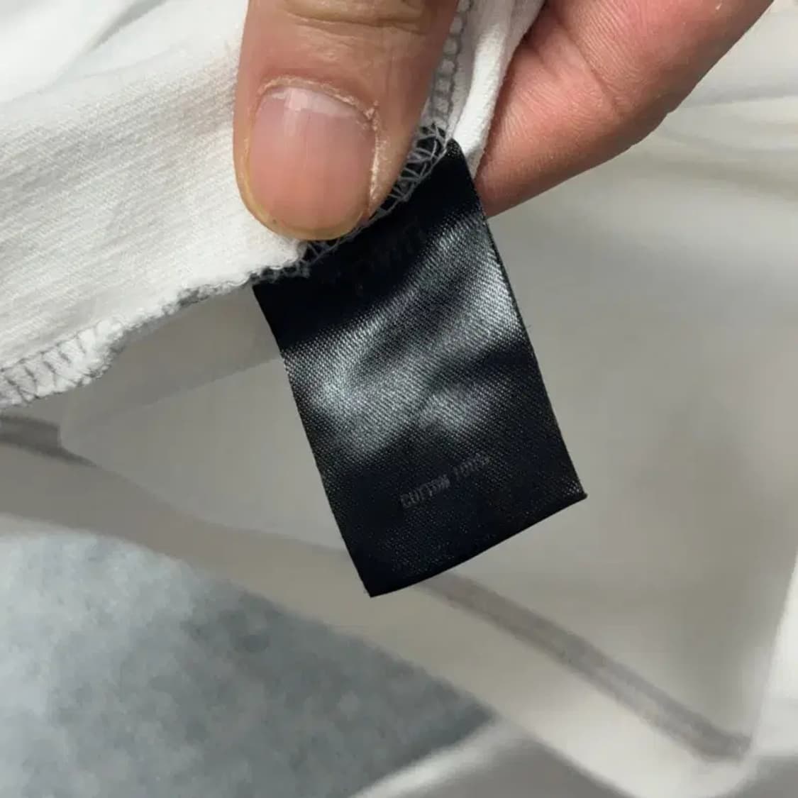 TPNN 캐주얼 자수 스펠 로고 화이트 롱슬리브 긴팔티 L 상품이미지4