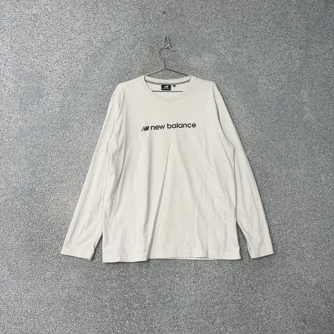 뉴발란스 프린팅 로고 롱슬리브 긴팔티 XXL 상품이미지1