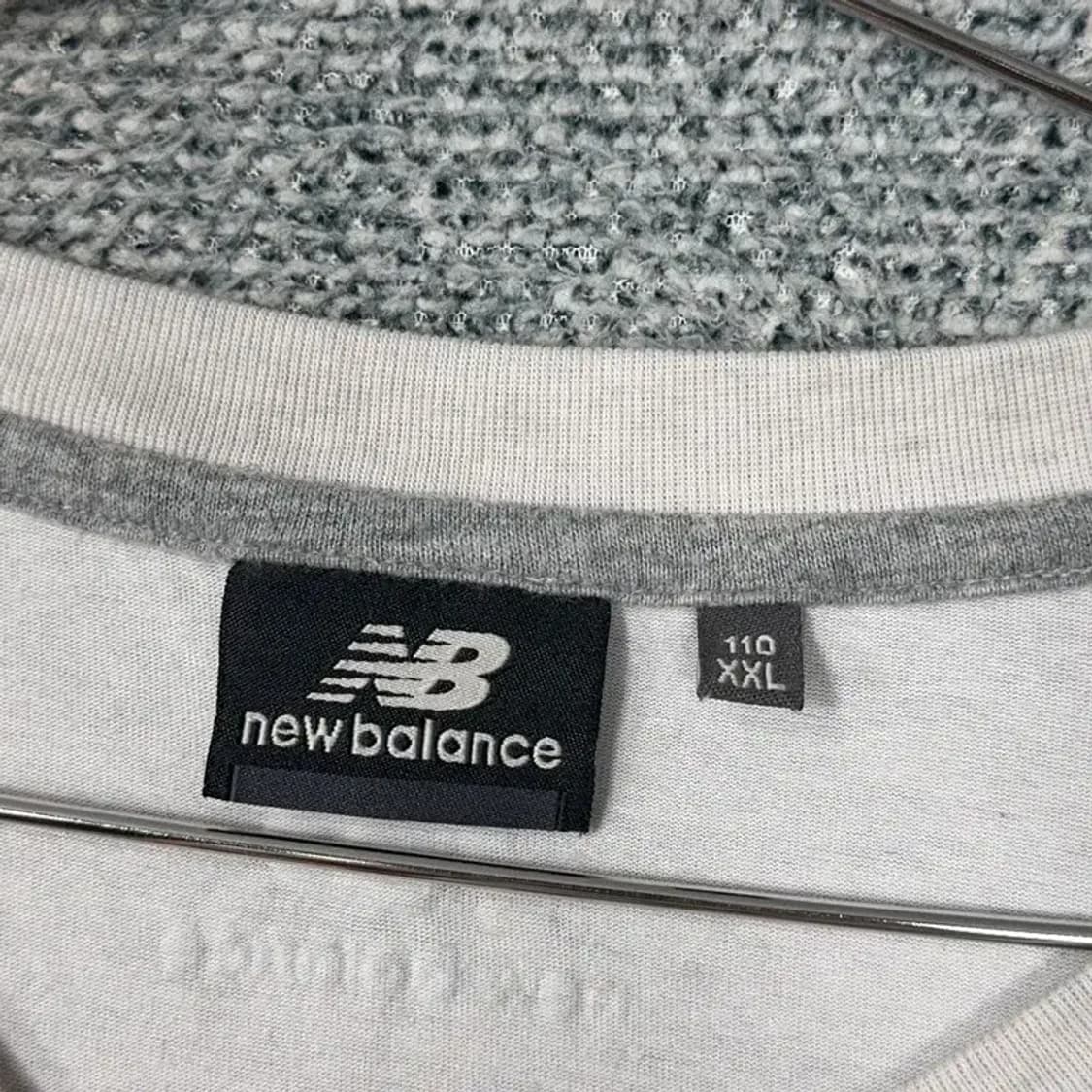 뉴발란스 프린팅 로고 롱슬리브 긴팔티 XXL 상품이미지3