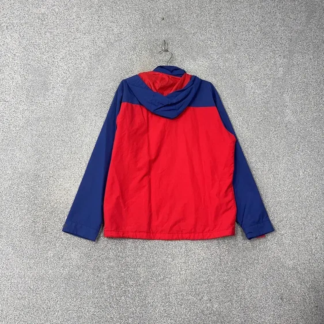 네파 레드 블루 투톤 로고 기능성 등산 남성 바람막이 105 상품이미지2