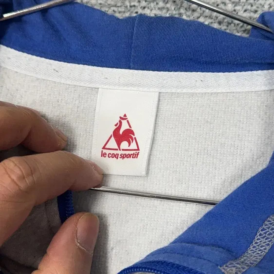 르꼬끄 스포츠 남성 로고 캐주얼 그레이 후드집업 95 상품이미지3