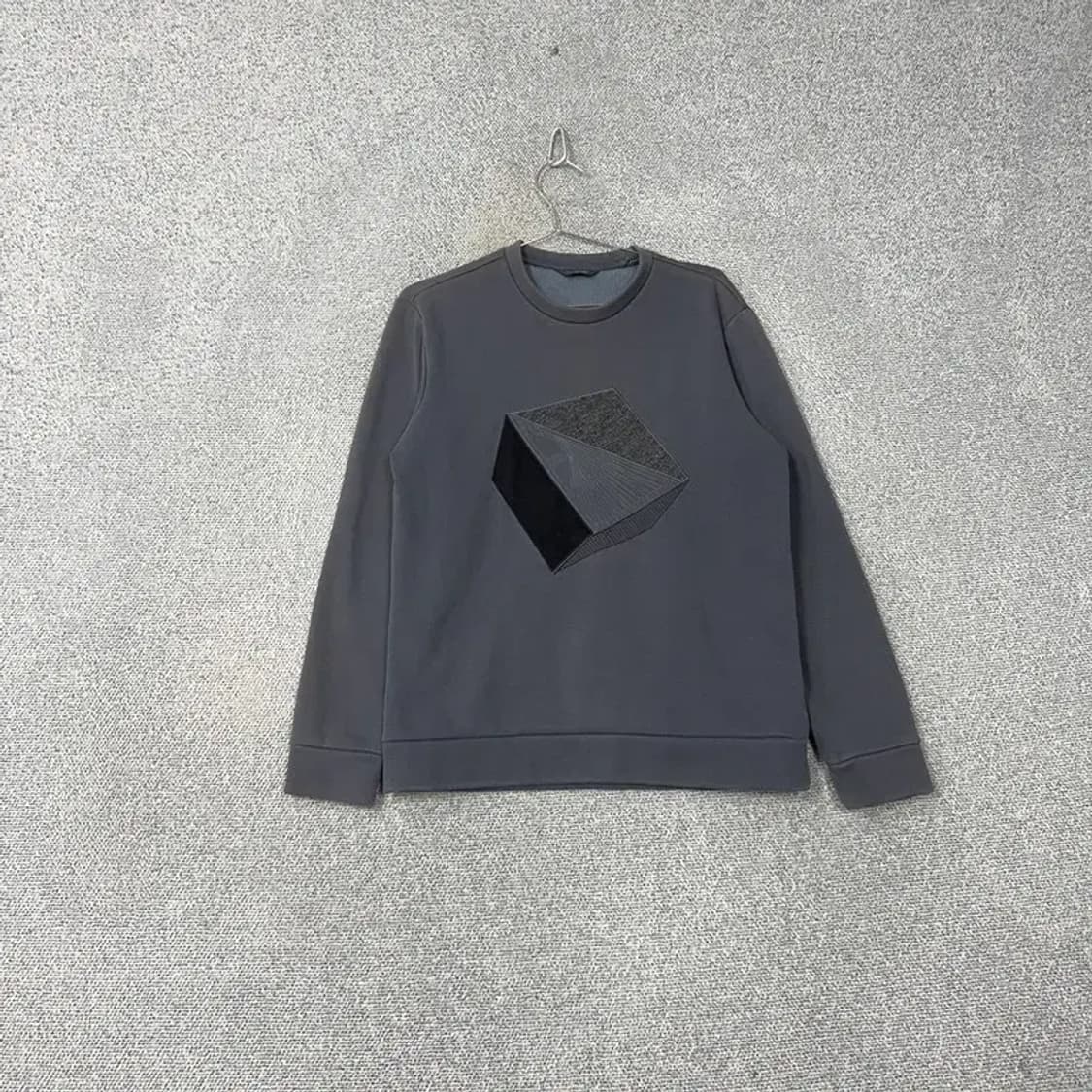 마인드브릿지 남성 캐주얼 프린팅 그레이 맨투맨 100 상품이미지1