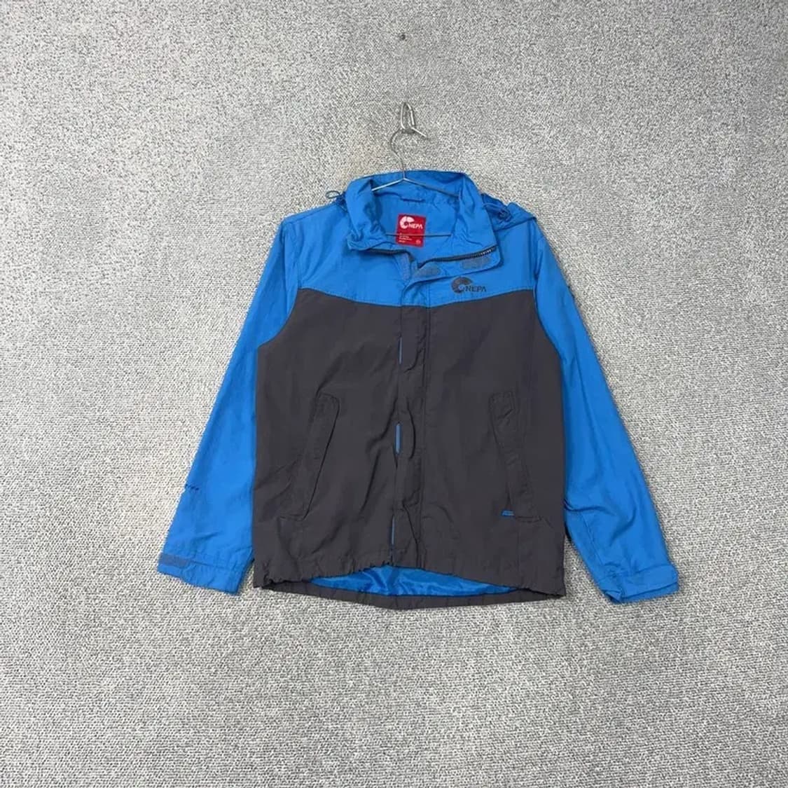 네파 블루 로고 투톤 남성 기능성 등산 운동 바람막이 90 상품이미지1