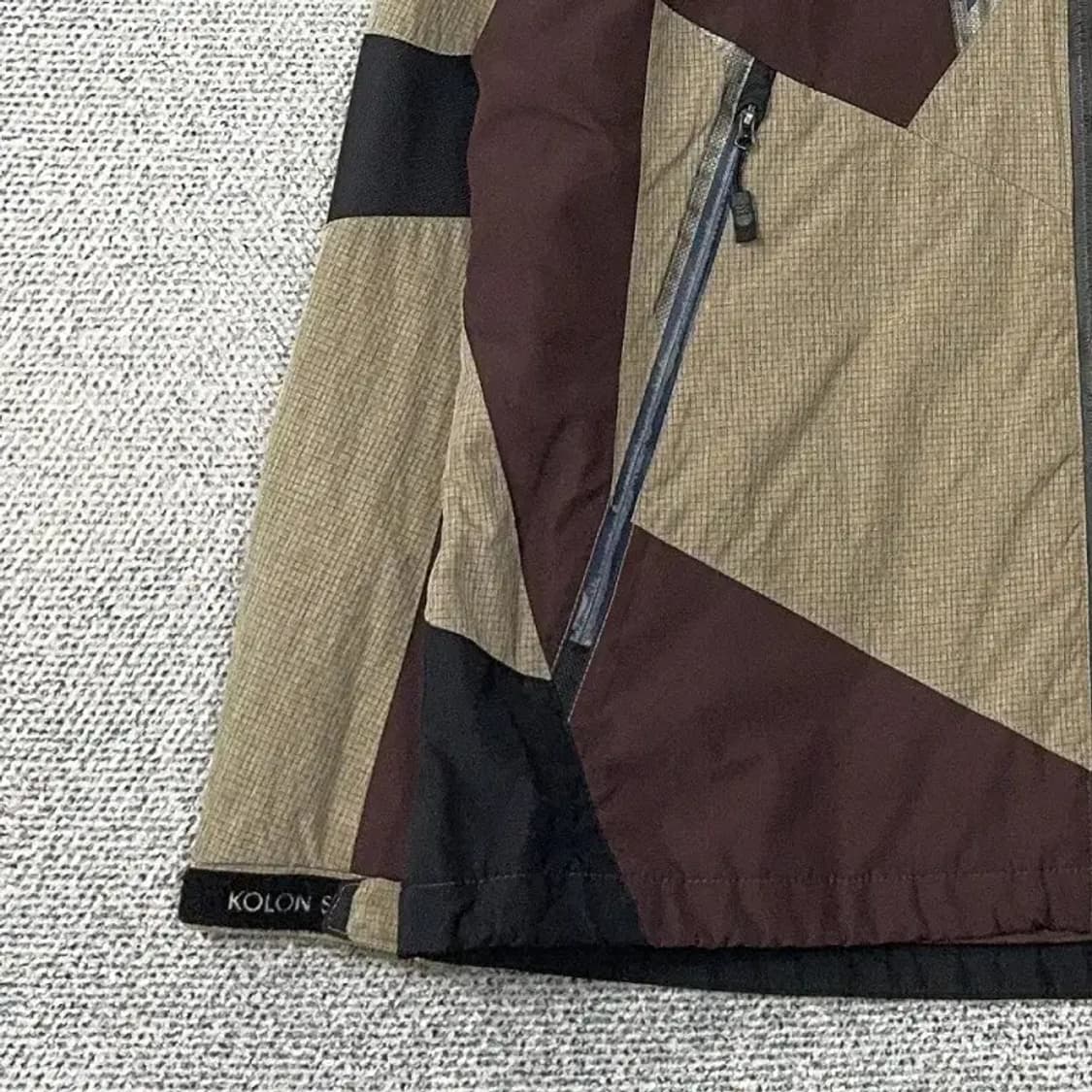 코오롱 로고 남성 기능성 등산 운동 바람막이 2XL 상품이미지3