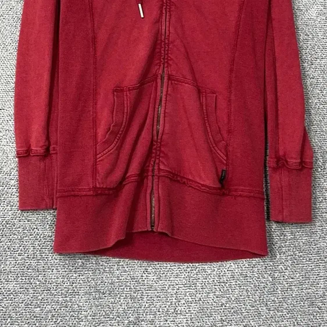 캘빈클라인 레드 스티치 빈티지 Y2K 후드집업 S 상품이미지4