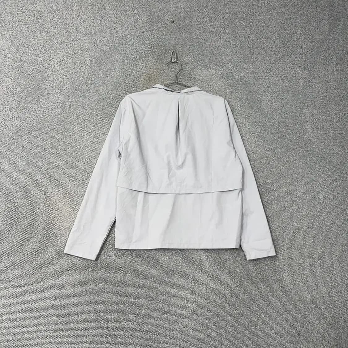 언더아머 사이드 로고 라이트 그레이 기능성 바람막이 집업 M 상품이미지2