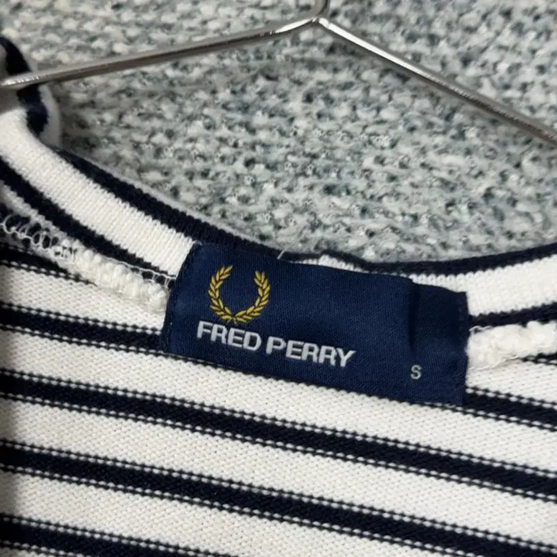 프레드페리 스트라이프 여성 캐주얼 7부 후드집업 S 상품이미지3