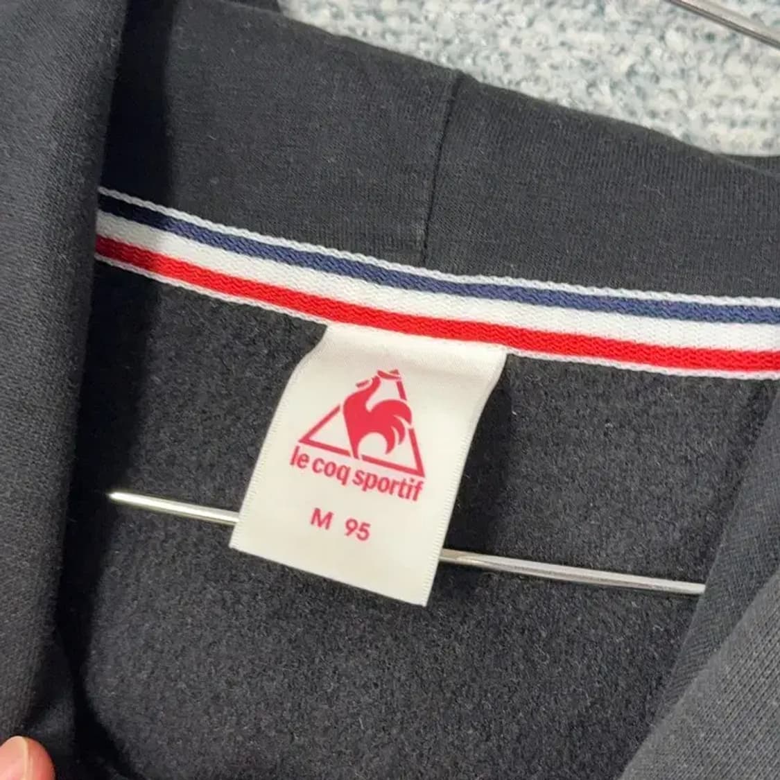 르꼬끄 캐주얼 로고 블랙 후드티 M 상품이미지3