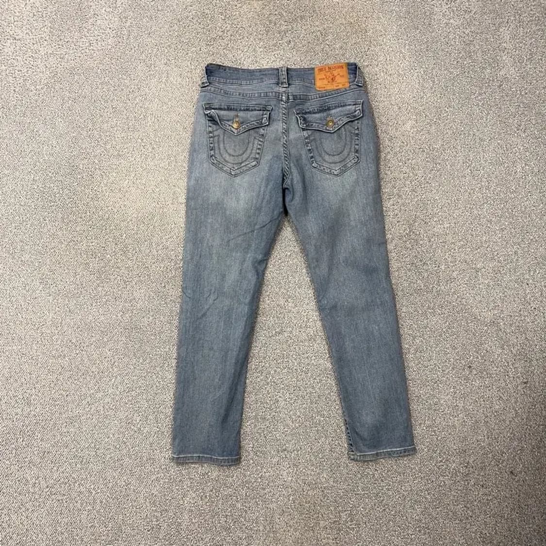 트루릴리젼 워싱 연청바지 데님팬츠 34 상품이미지2