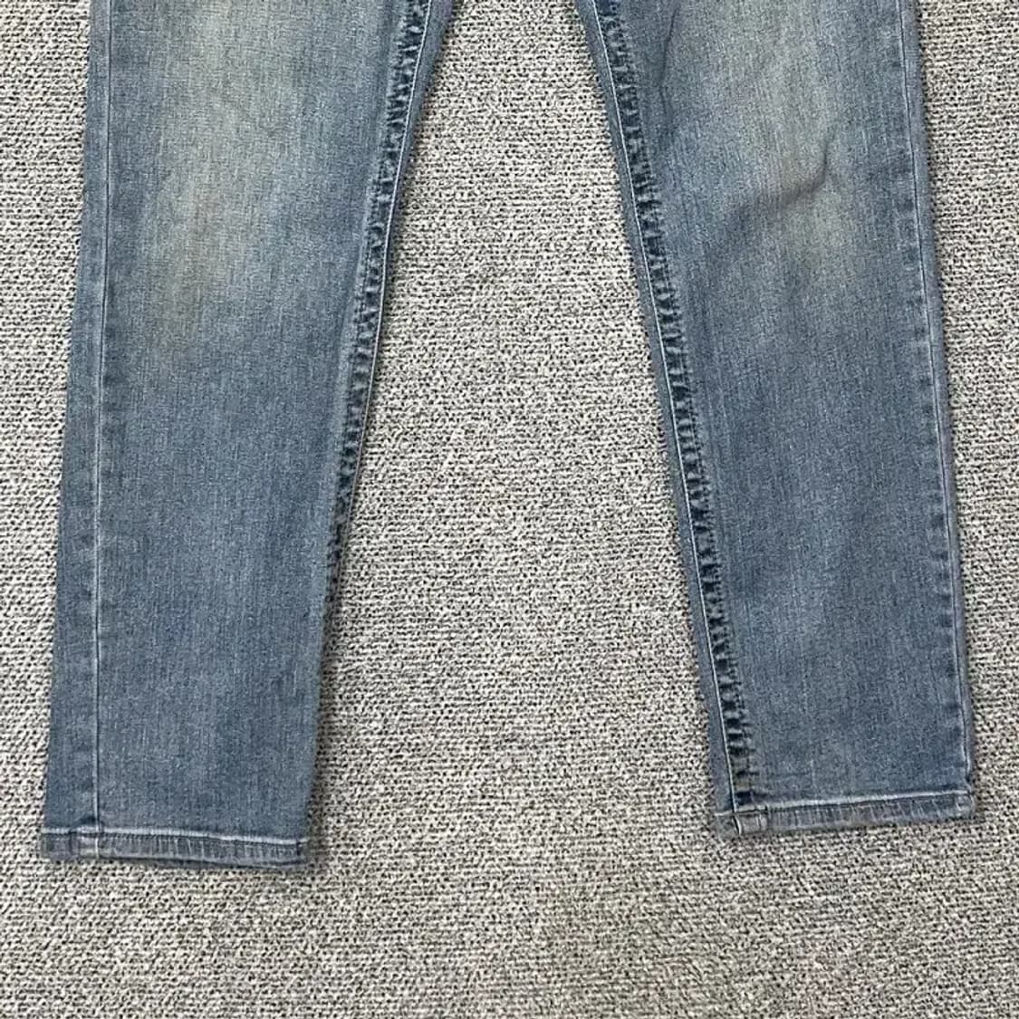 트루릴리젼 워싱 연청바지 데님팬츠 34 상품이미지4