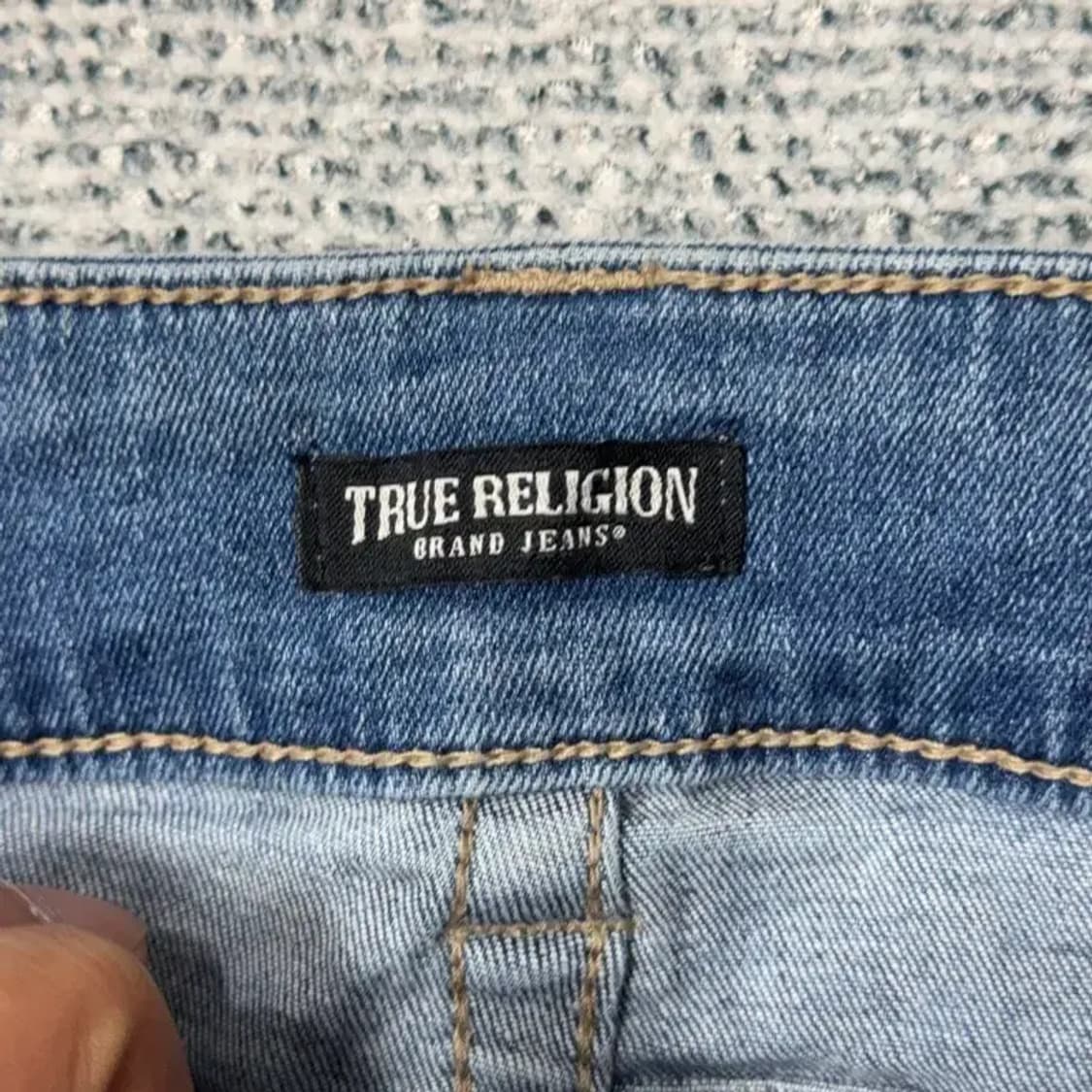 트루릴리젼 워싱 연청바지 데님팬츠 34 상품이미지5