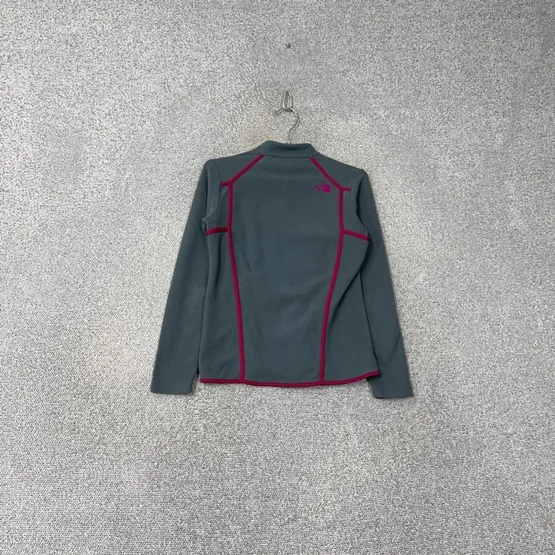 노스페이스 그레이 로고 기능성 반집업 등산 긴팔티 M 상품이미지2
