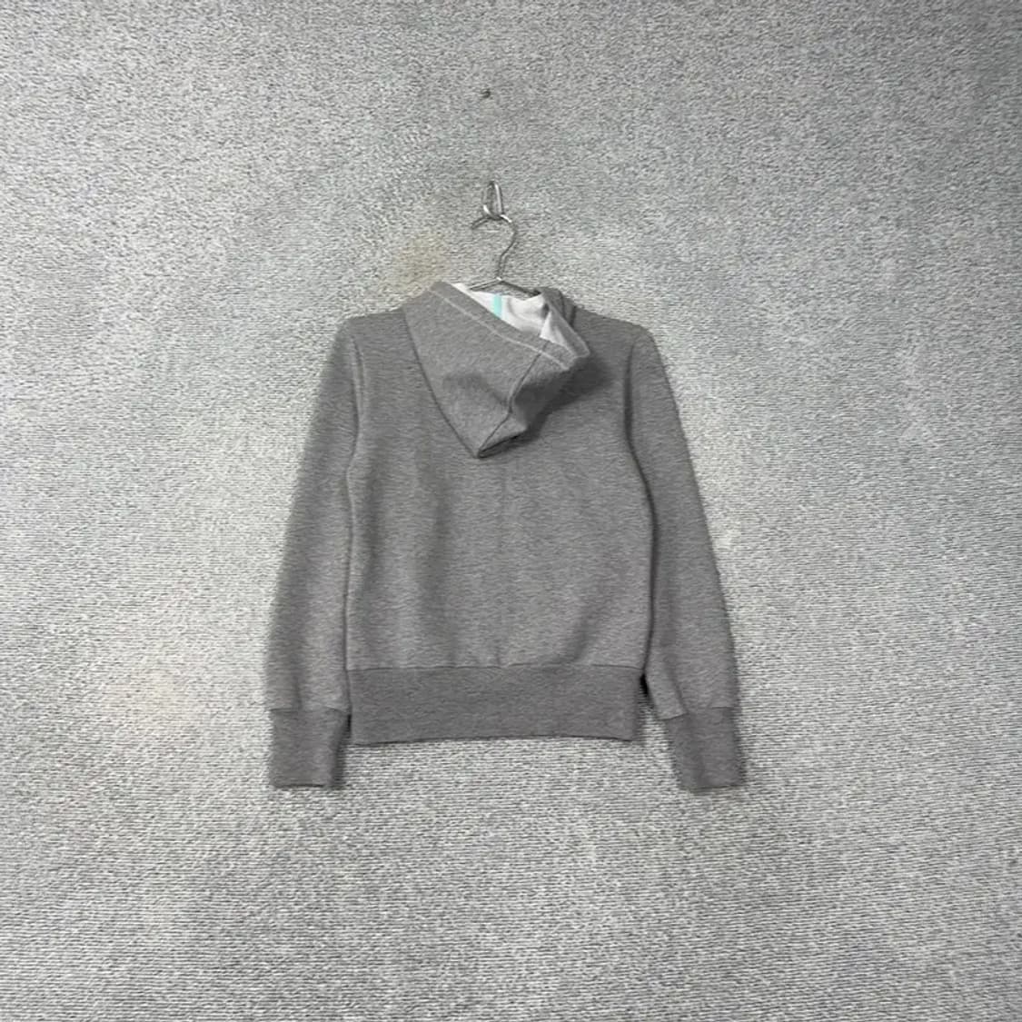 푸마 민트 포인트 로고 그레이 후드집업 S 상품이미지2