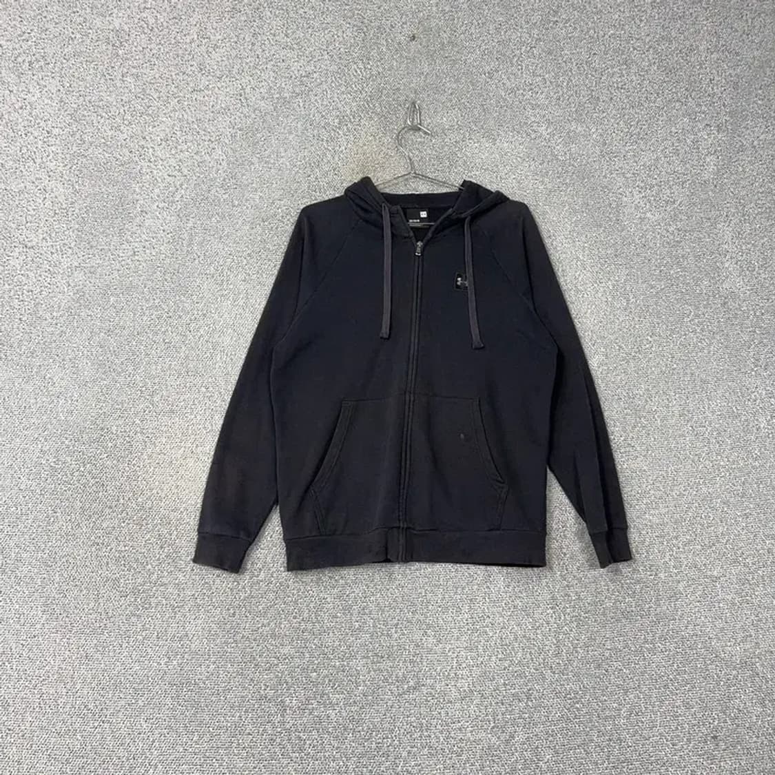 언더아머 심플 로고 캐주얼 남성 후드집업 L 상품이미지1