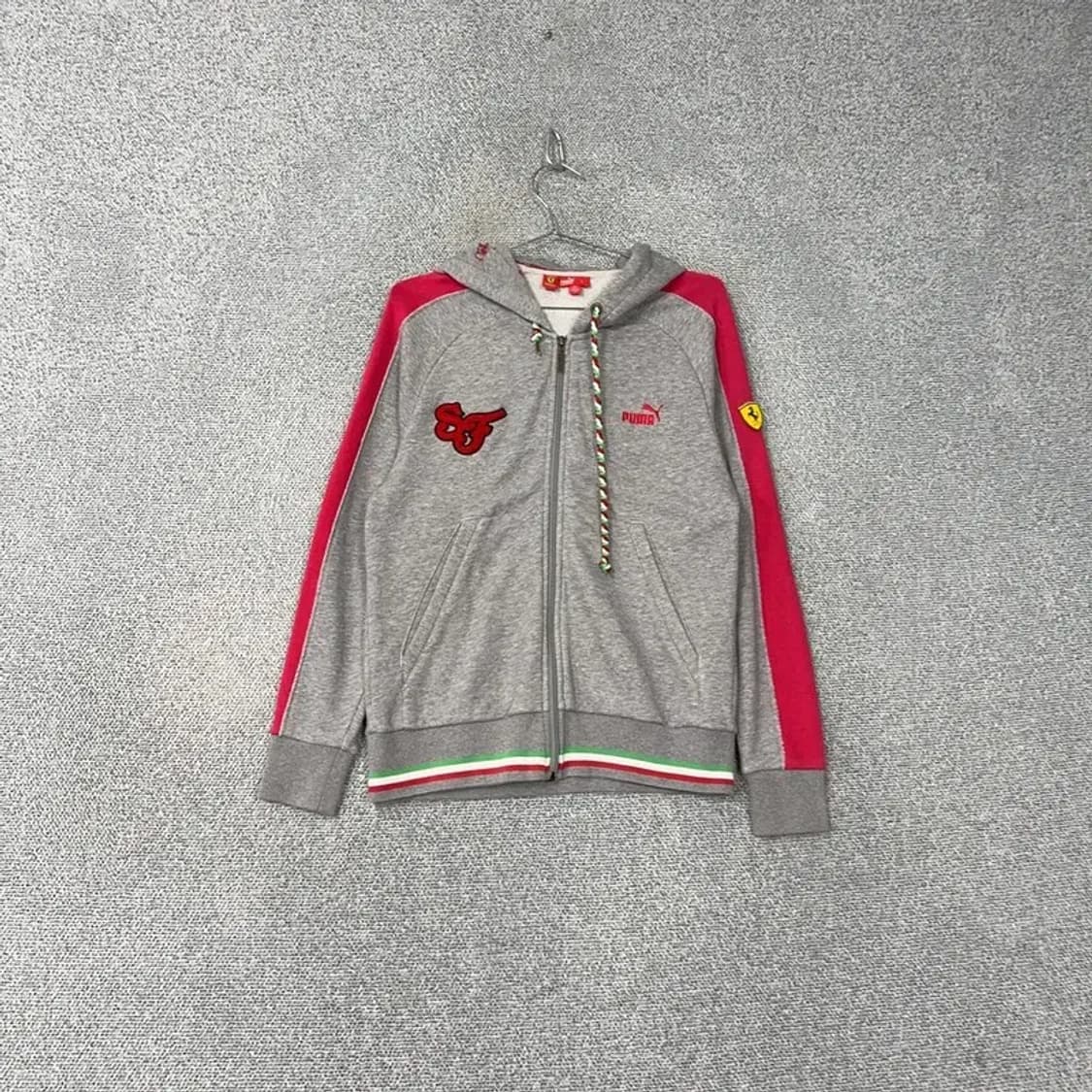 푸마 빈티지 Y2K 단가라 후드집업 S 상품이미지1