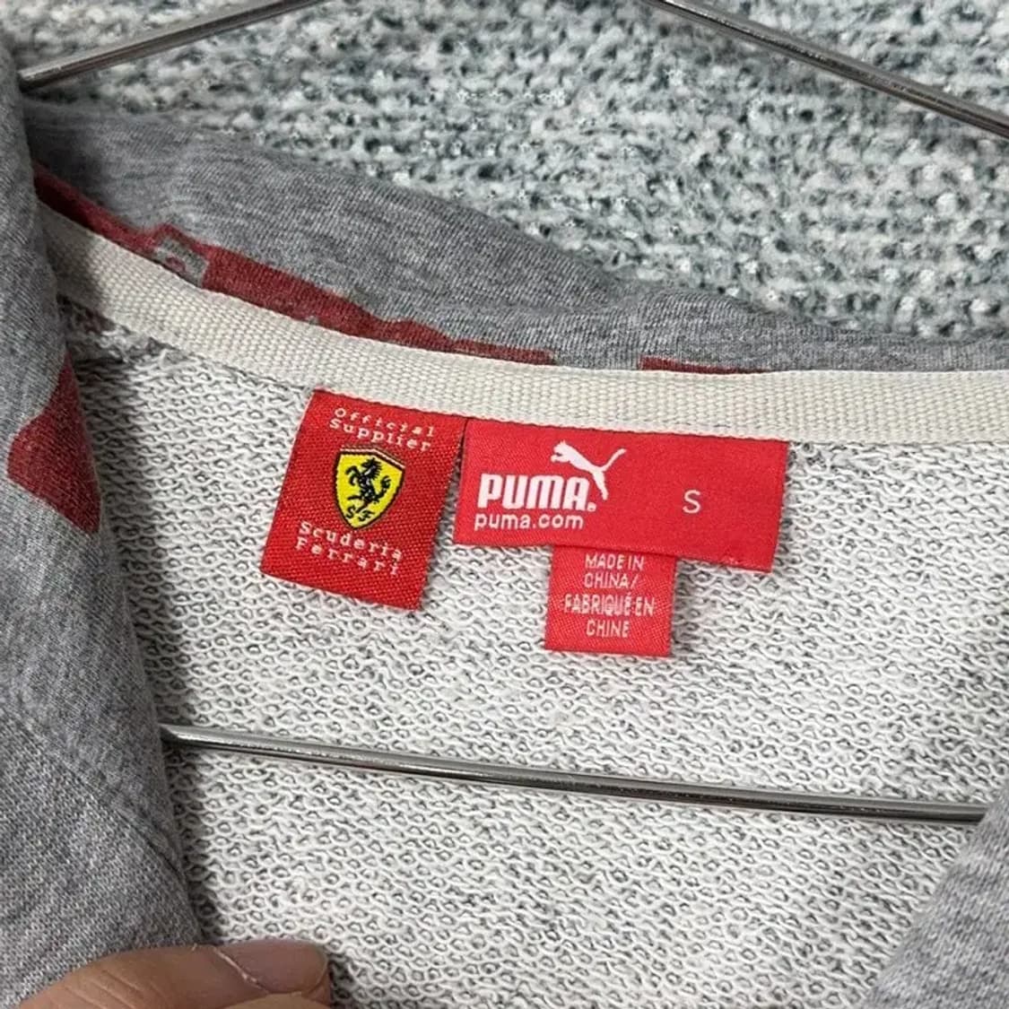 푸마 빈티지 Y2K 단가라 후드집업 S 상품이미지3