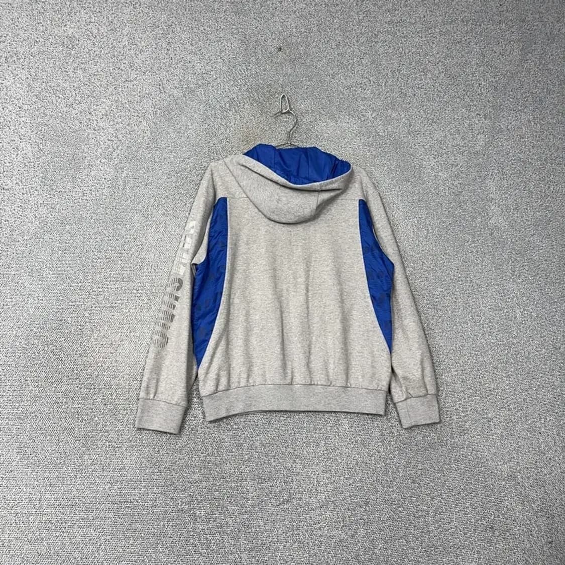 후부 자수 로고 빈티지 후드집업 100 상품이미지2