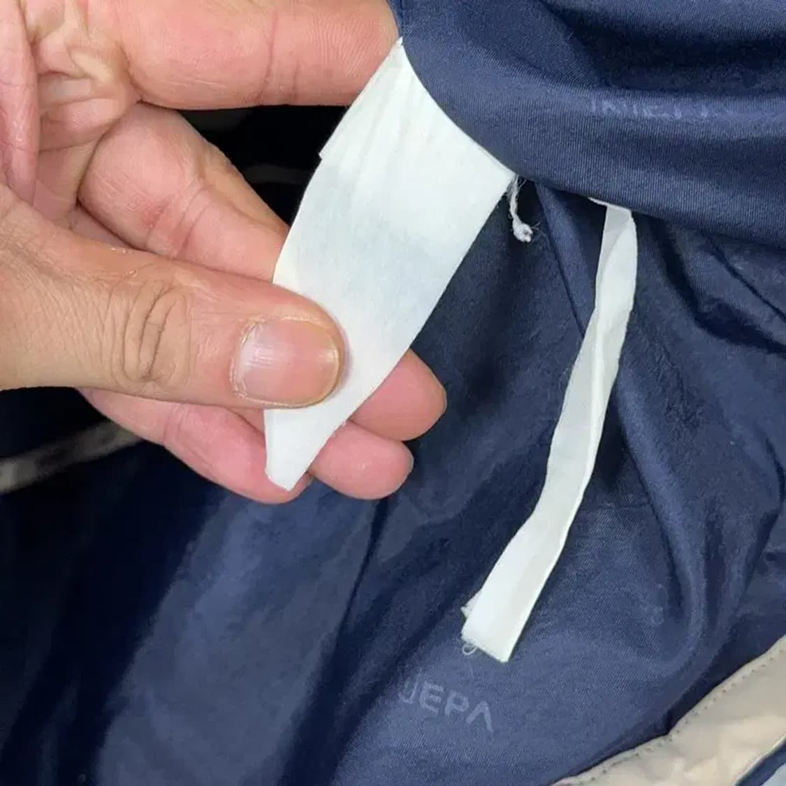 네파 XVENT 로고 베이지 캐주얼 기능성 바람막이 100 상품이미지3