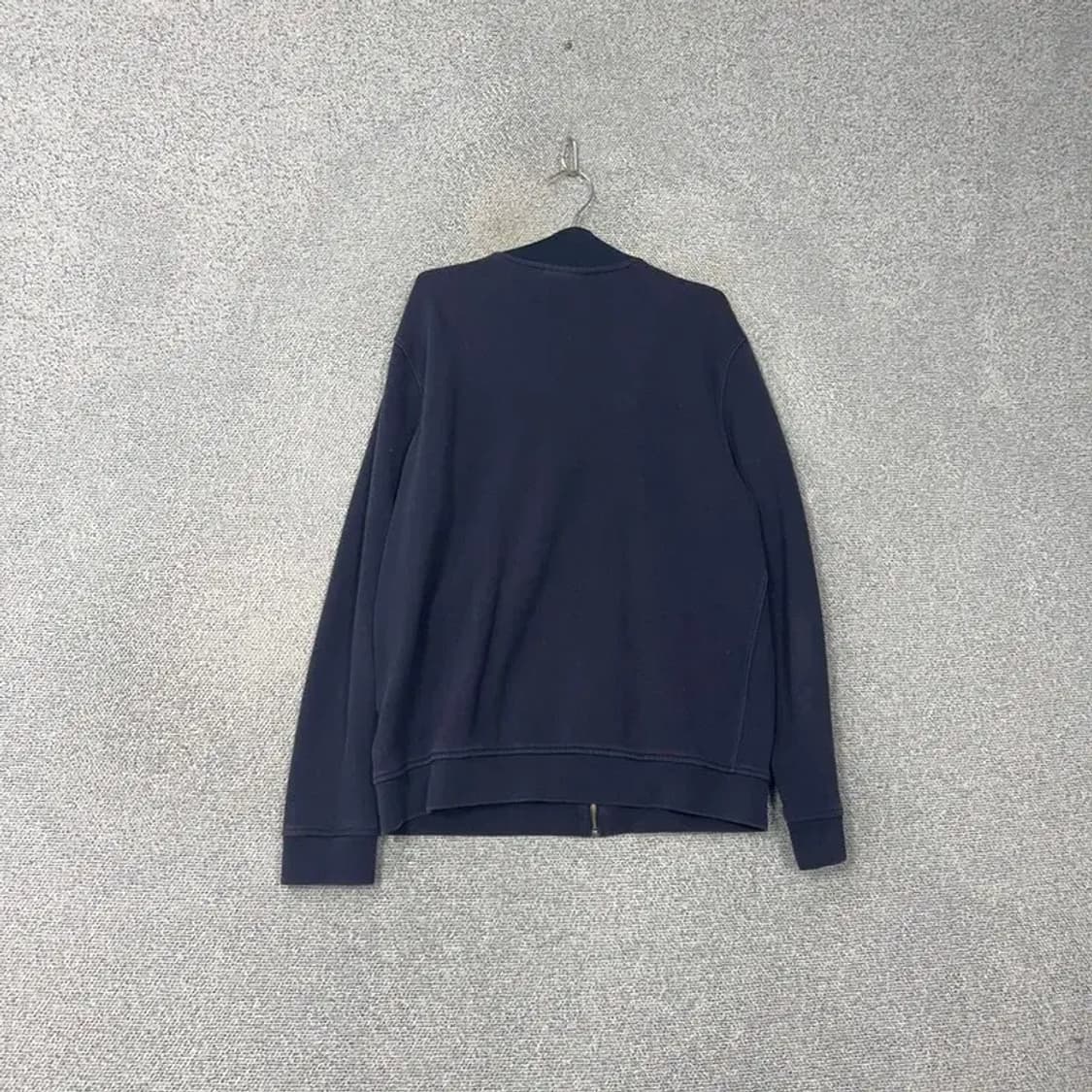 라코스테 로고 코튼 네이비 집업 져지 XL 상품이미지2