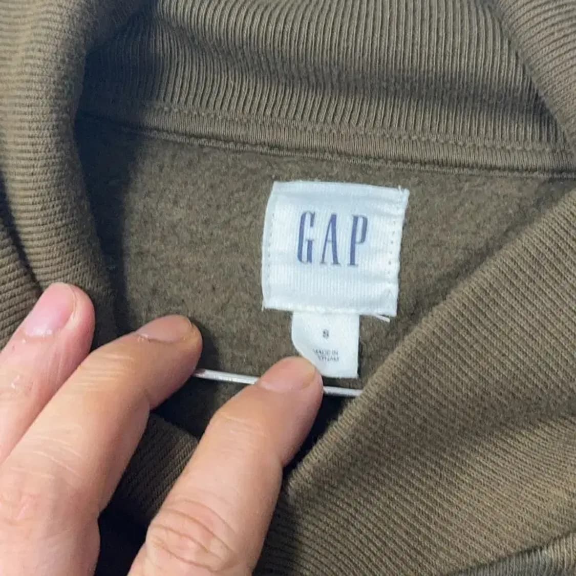 갭 밀리터리 블루종 집업 자켓 S 상품이미지3