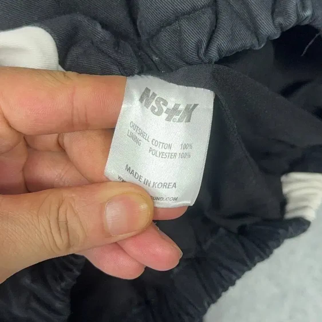 내스티킥 캐주얼 백로고 코튼 집업 자켓 M 상품이미지4