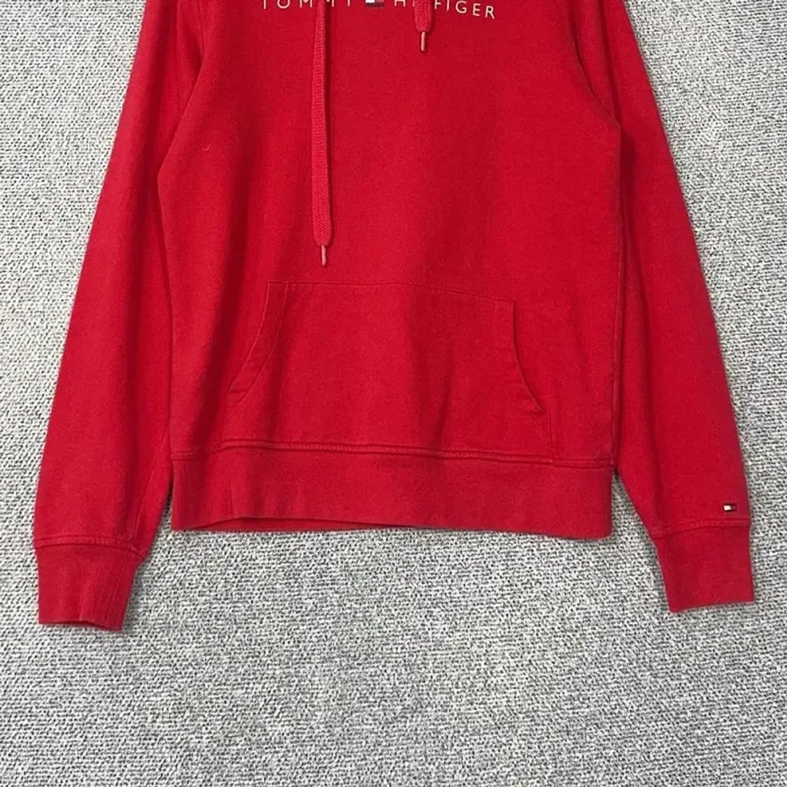 타미힐피거 레드 스펠로고 캐주얼 후드티 S 상품이미지4