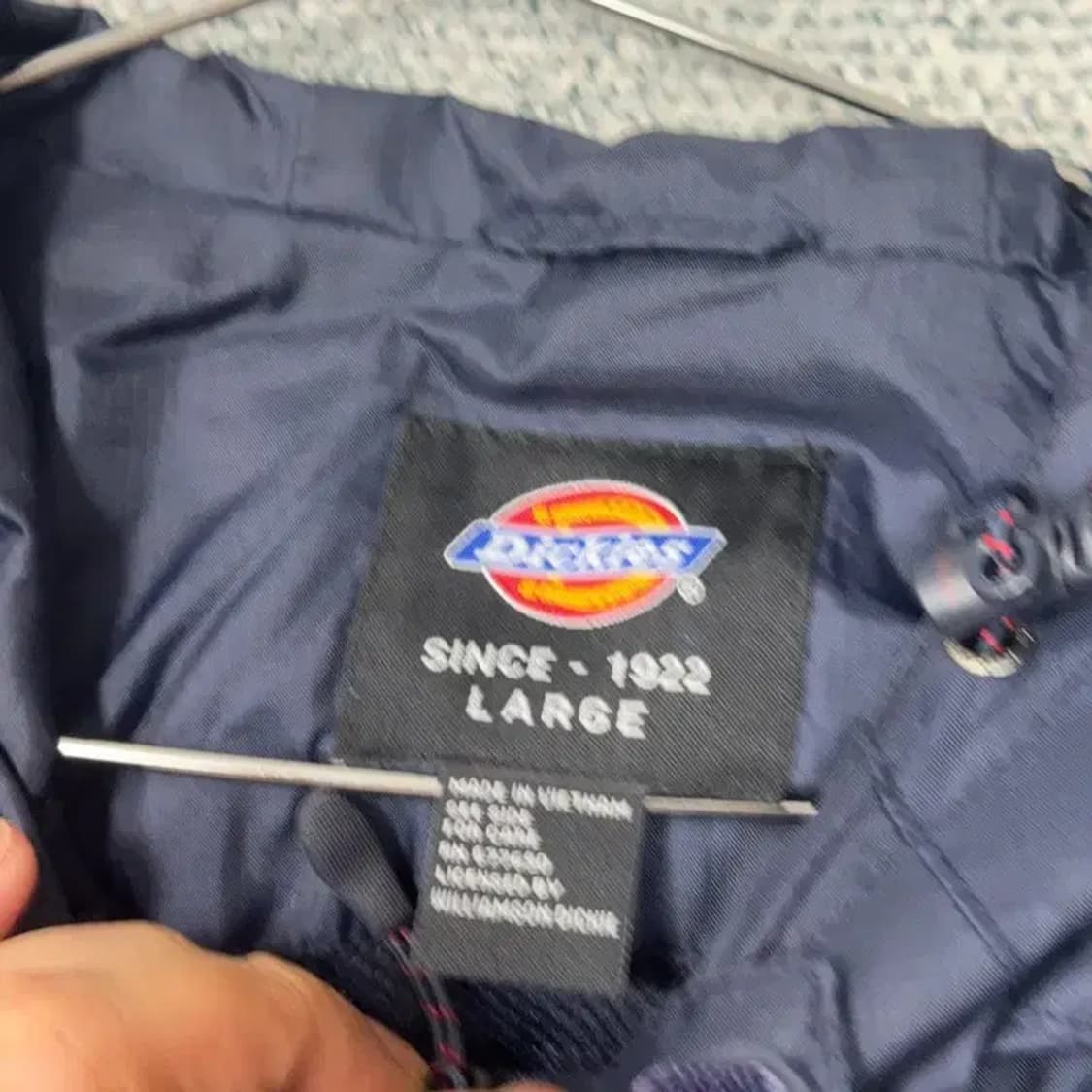 디키즈 네이비 빈티지 바람막이 L 상품이미지3