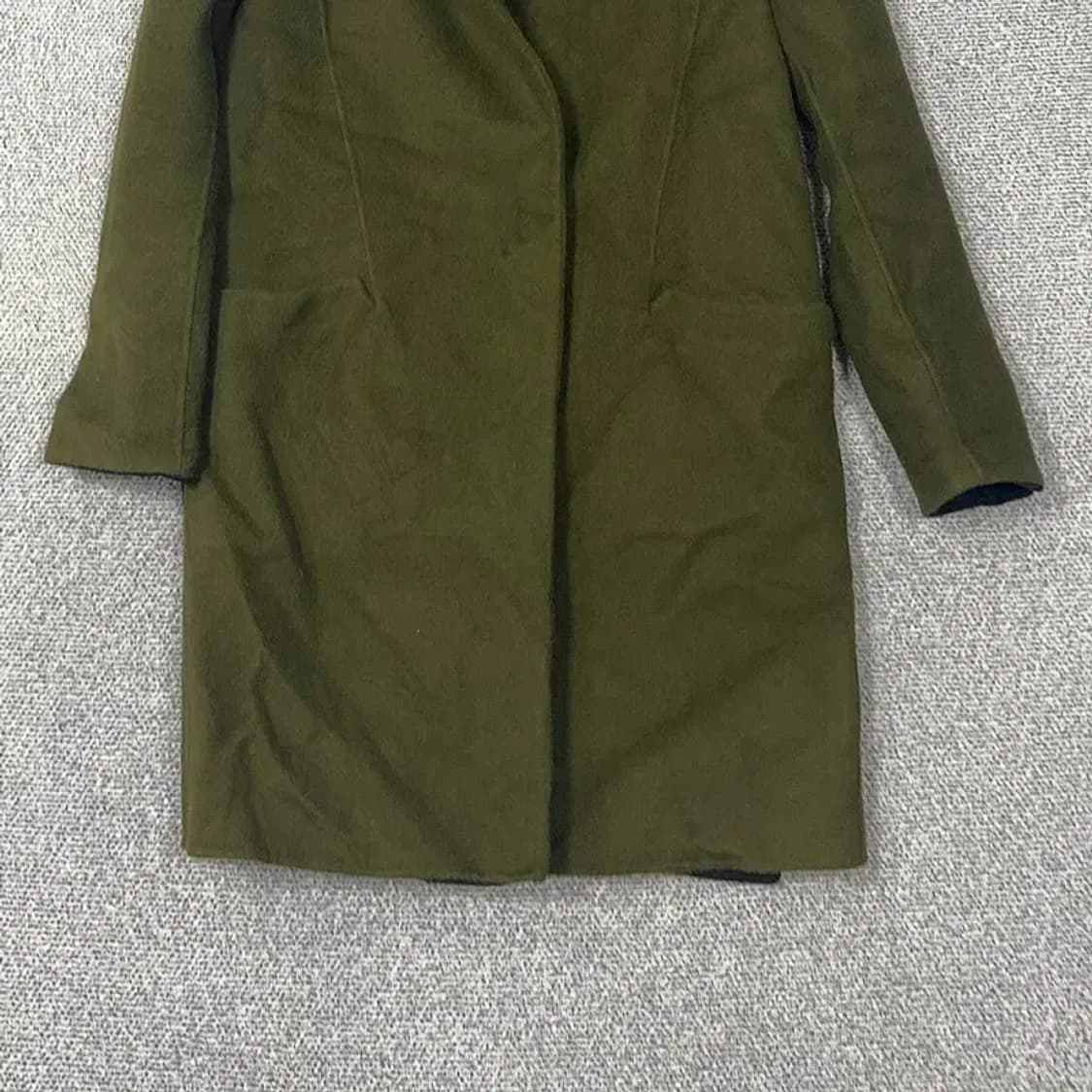 시스템 한섬 여성 울 카키 클래식 코트 82-94-160 상품이미지4