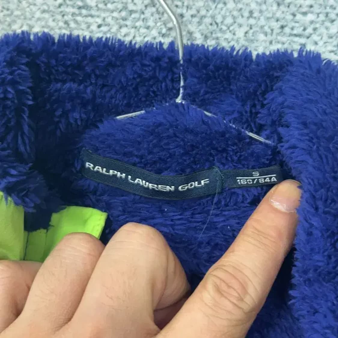 폴로 랄프로렌 여성 골프 양털 후리스 집업 조끼 S 상품이미지5