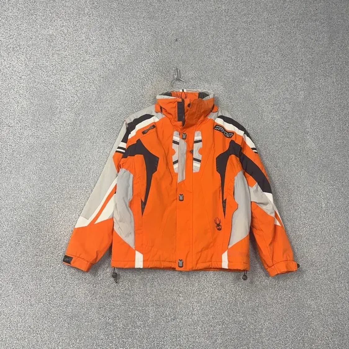 스파이더 오렌지 기능성 보드복 바람막이 윈드자켓 점퍼 L 상품이미지1