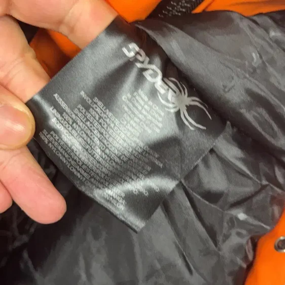 스파이더 오렌지 기능성 보드복 바람막이 윈드자켓 점퍼 L 상품이미지3