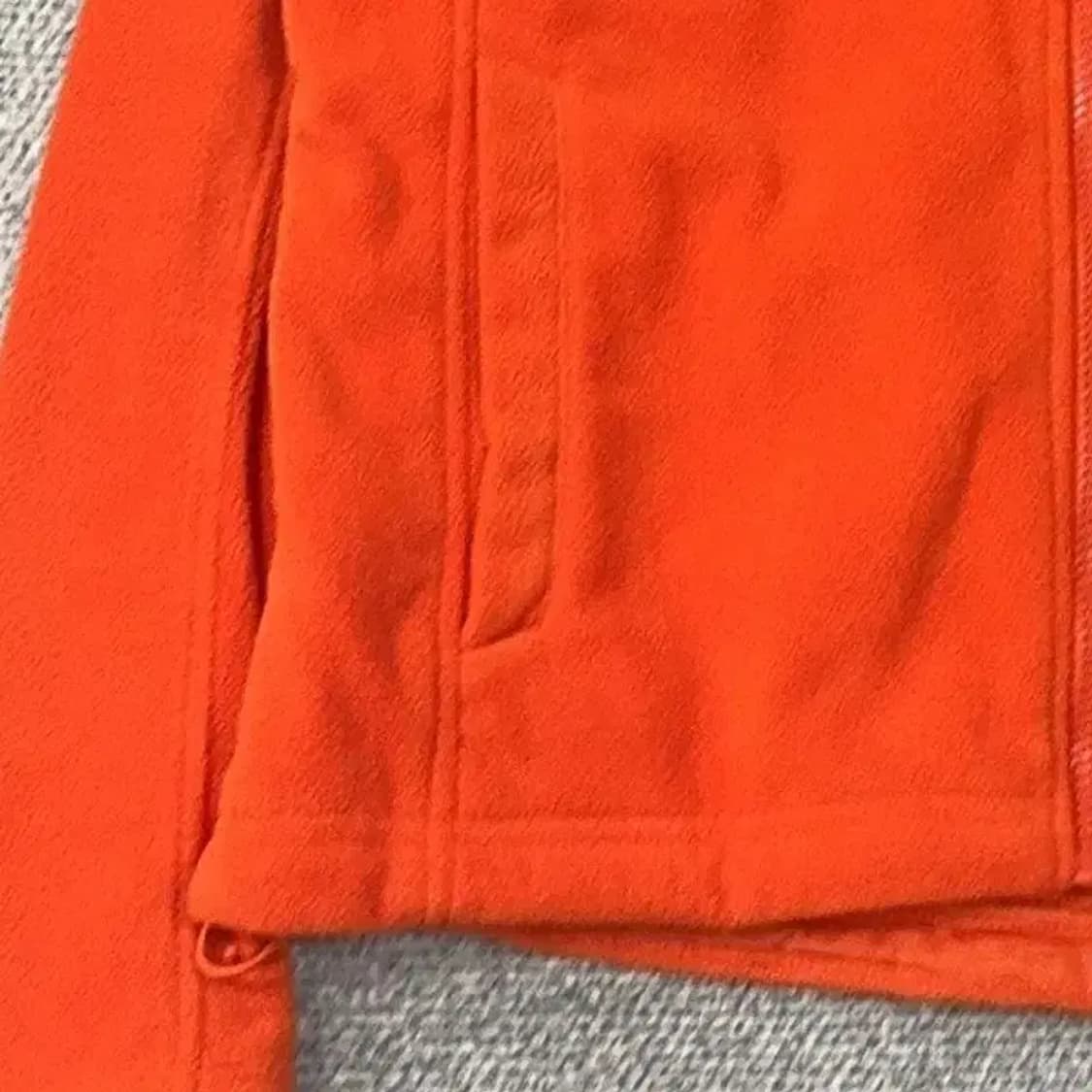 디스커버리 오렌지 로고 캐주얼 후리스 집업 100 상품이미지3