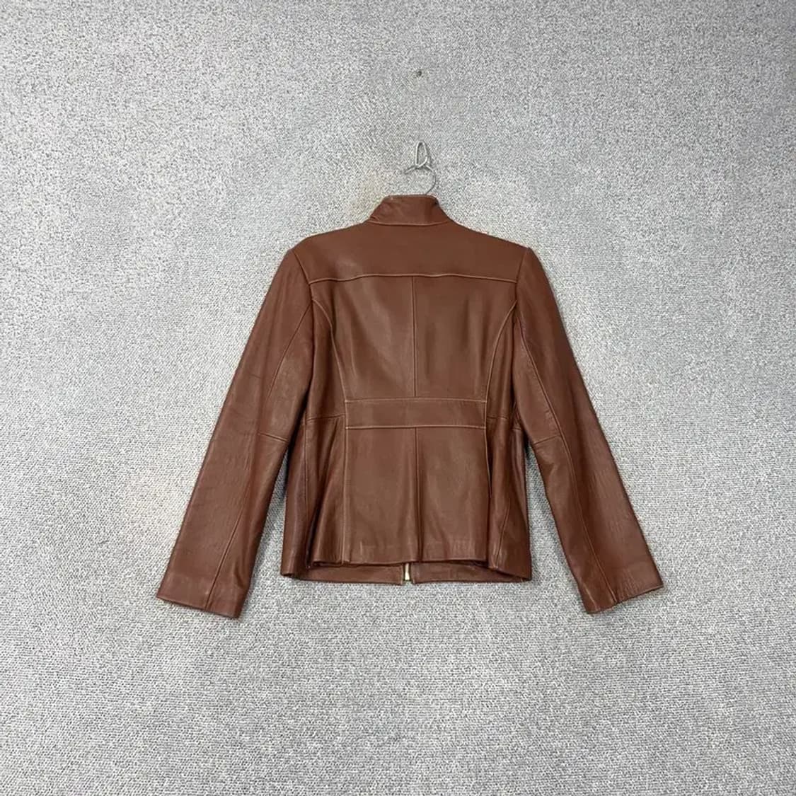 마이클코어스 리얼레드 브라운 가죽 자켓 M 상품이미지2