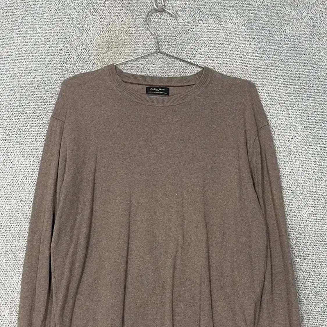 자라 남성 캐주얼 코튼 캐시미어 니트 XL 상품이미지3