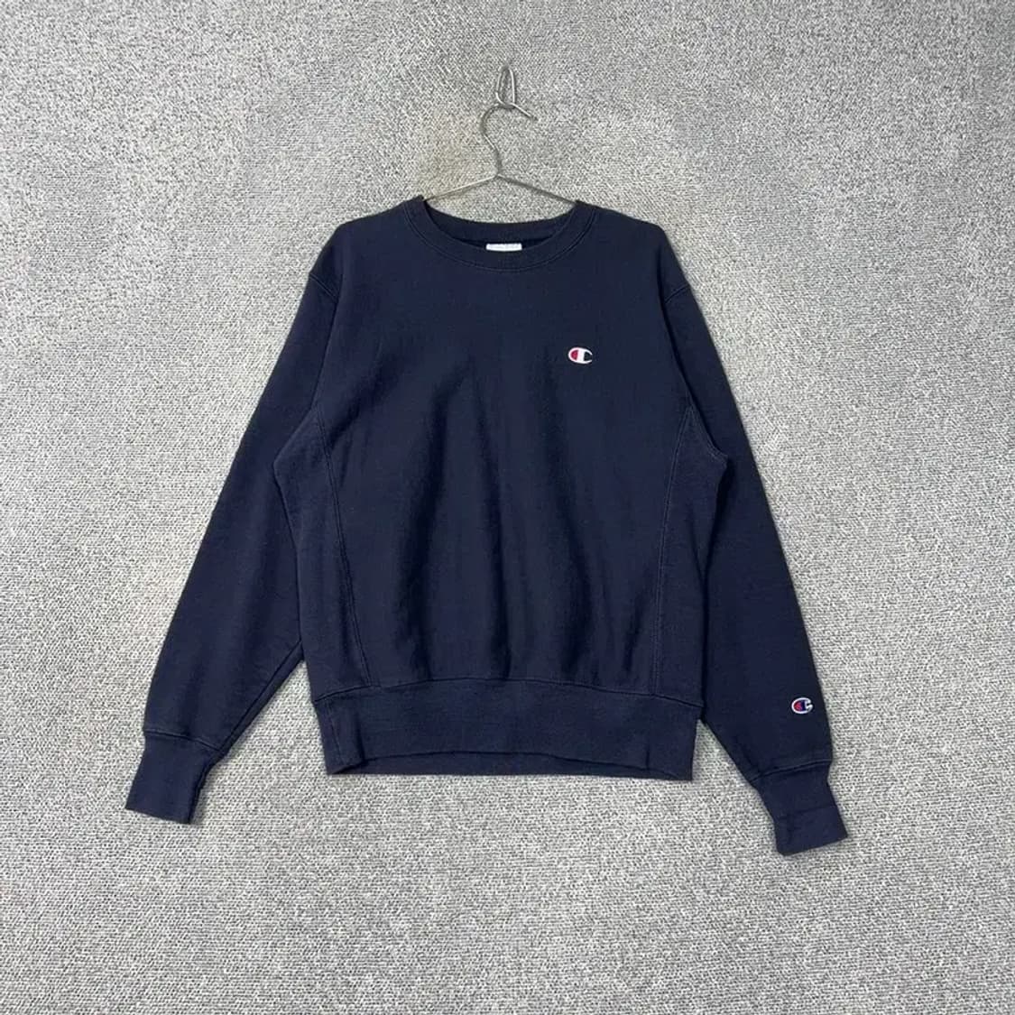 챔피온 네이비 리버스위브 스웻셔츠 맨투맨 M 상품이미지1