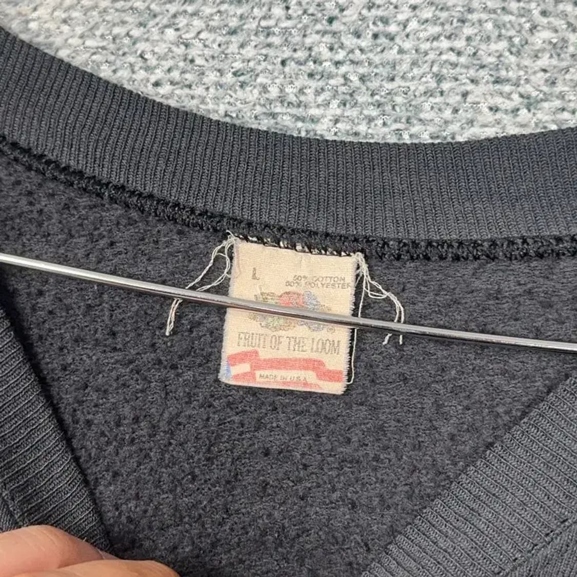 후르츠 오브 더 룸 빈티지 프린팅 스웻셔츠 맨투맨 L 상품이미지3