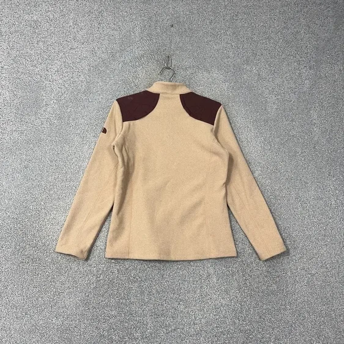 [새상품]노스페이스 견장 베이지 기능성 반집업 긴팔티 95 상품이미지2