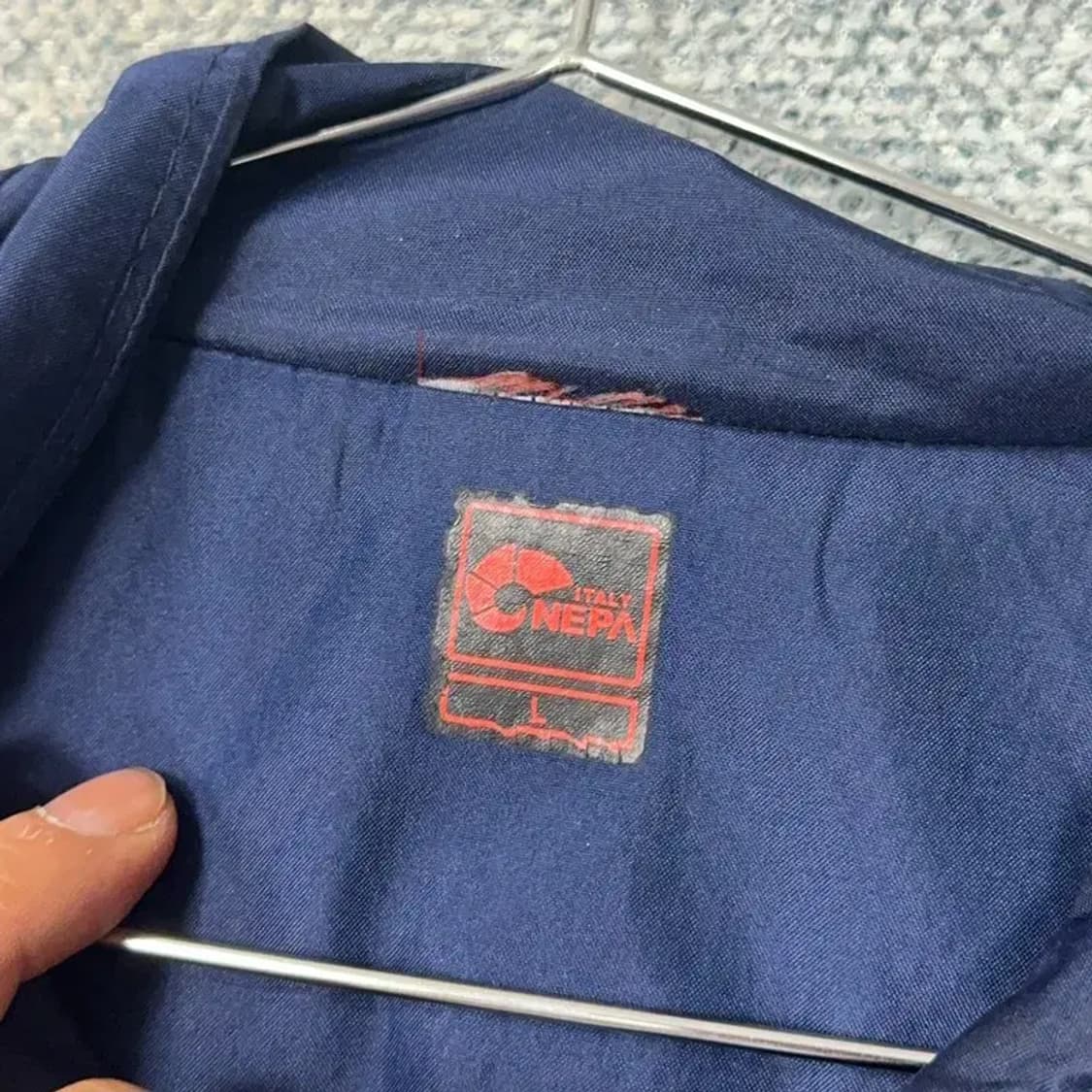 네파 네이비 로고 기능성 남성 등산 바람막이 M 상품이미지3