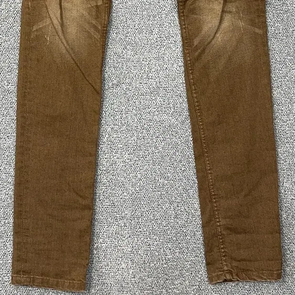 풀 앤 비어 빈티지 브라운 워싱 데님 팬츠 34 상품이미지4