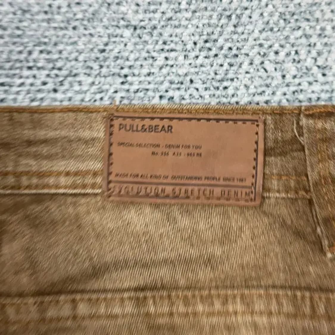 풀 앤 비어 빈티지 브라운 워싱 데님 팬츠 34 상품이미지6