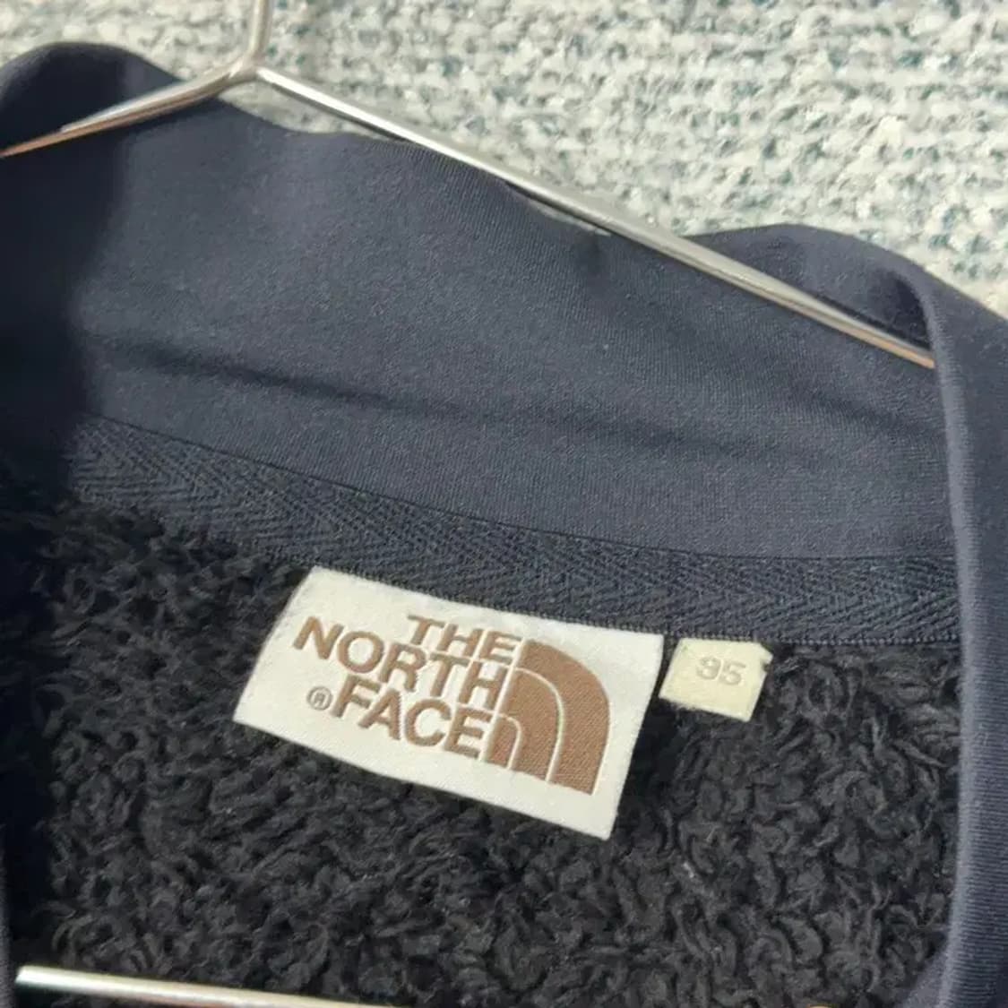 노스페이스 블랙 양털 뽀글이 후리스 블루종 집업 95 상품이미지3