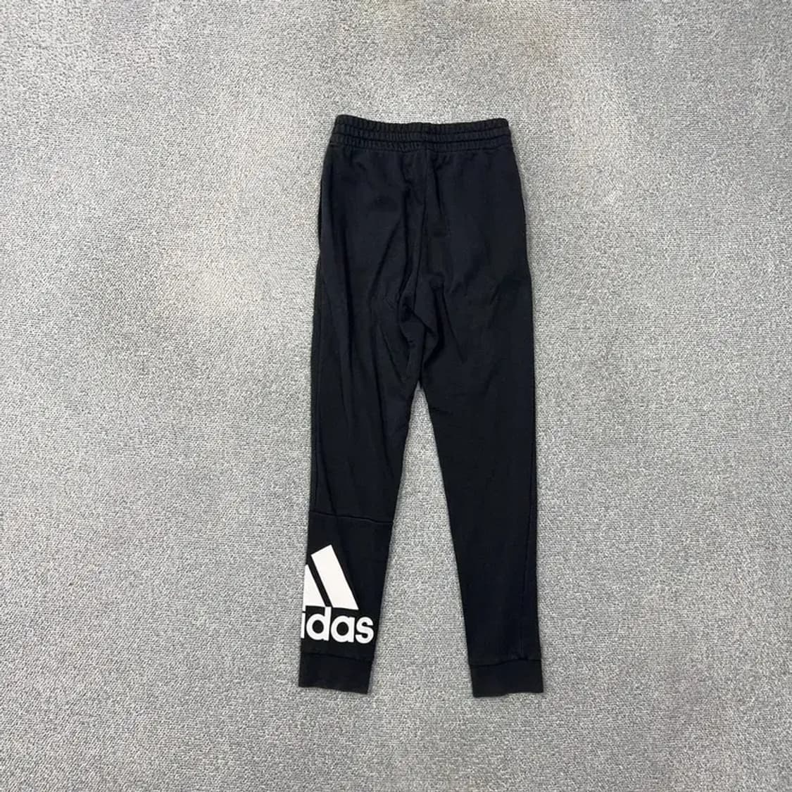 아디다스 프린팅 로고 블랙 조거팬츠 S 상품이미지2