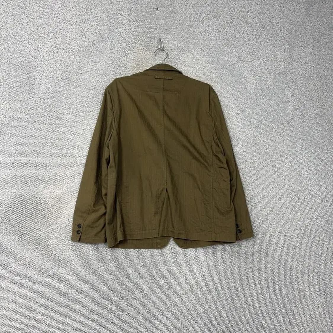 비슬로우 스탠다드 코튼 카키 블레이저 자켓 L 상품이미지2