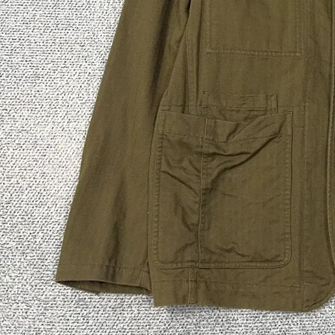 비슬로우 스탠다드 코튼 카키 블레이저 자켓 L 상품이미지3