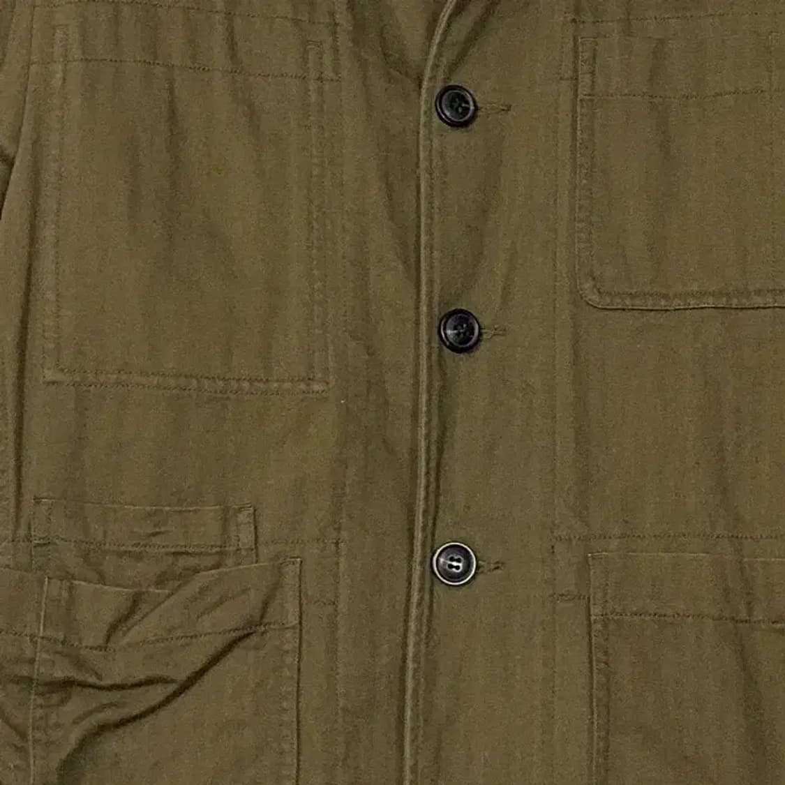 비슬로우 스탠다드 코튼 카키 블레이저 자켓 L 상품이미지4