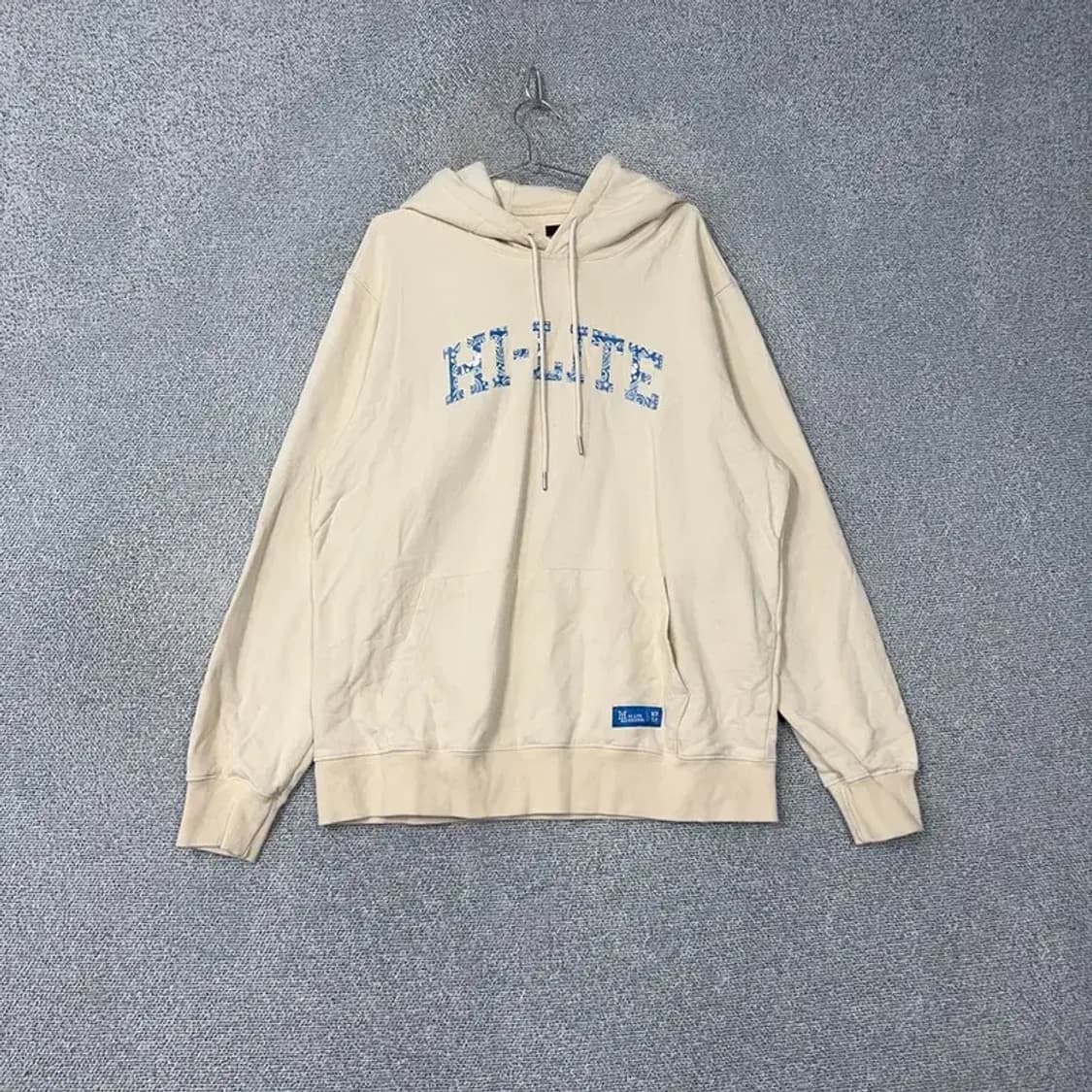 KRSP 프린팅 크림 후드티 XL 상품이미지1