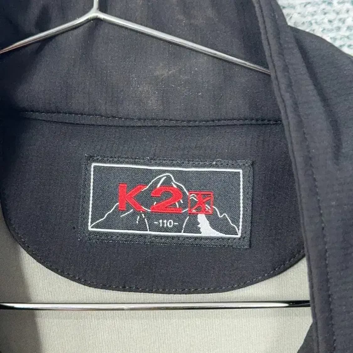 K2 등산 블랙 바람막이 110 상품이미지3