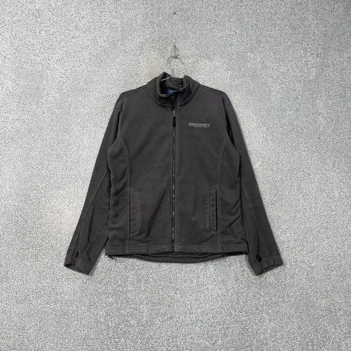 디스커버리 로고 남성 캐주얼 후리스 집업 100 상품이미지1
